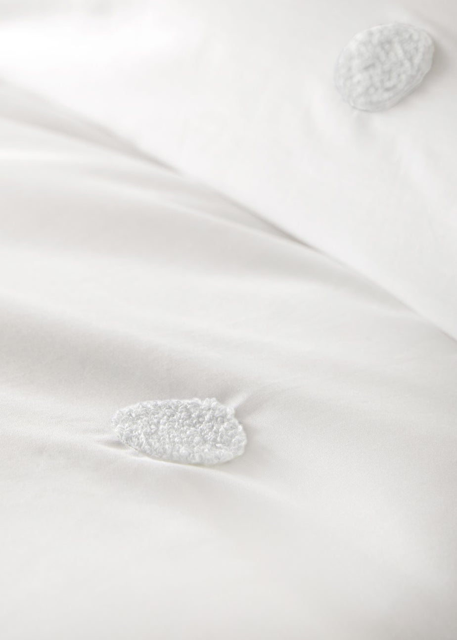 Appletree Dot Garden White Duvet Cover Set