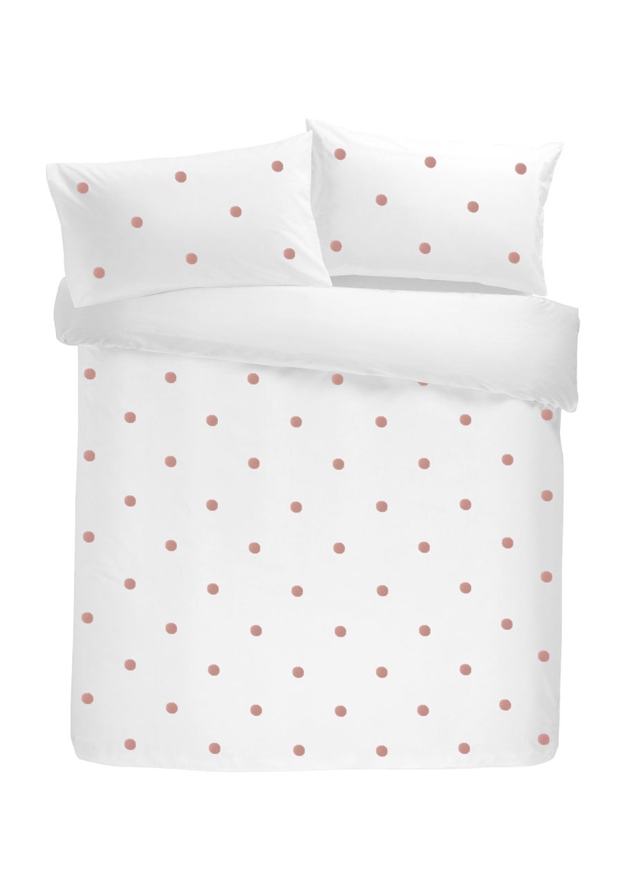 Appletree Dot Garden Pink Duvet Cover Set
