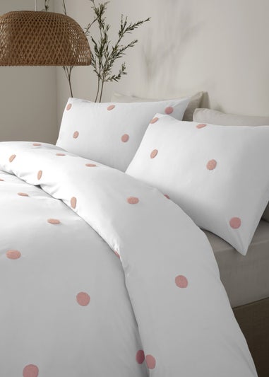 Appletree Dot Garden Pink Duvet Cover Set