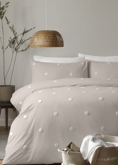 Appletree Dot Garden Beige Duvet Cover Set