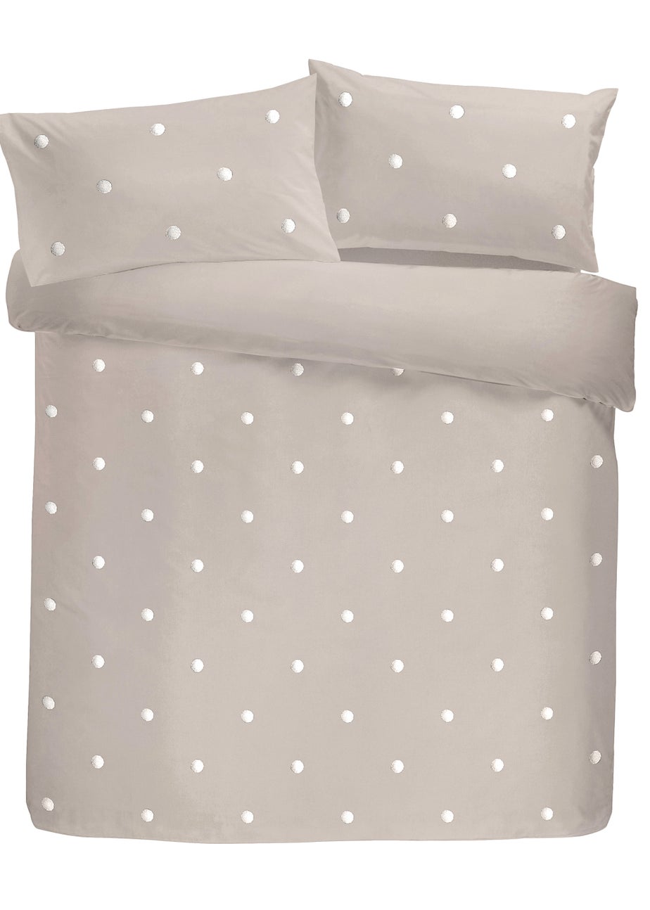 Appletree Dot Garden Beige Duvet Cover Set