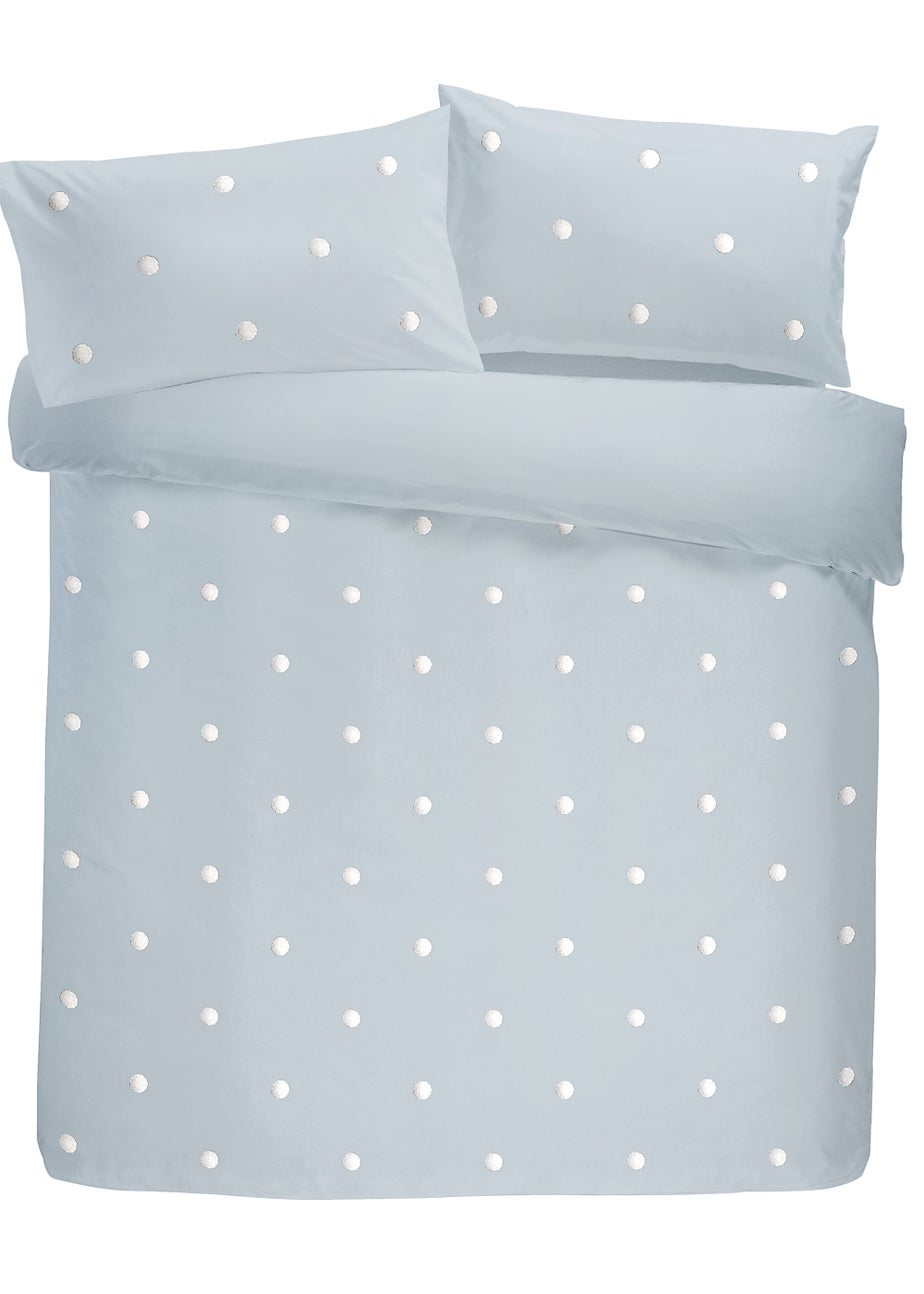 Appletree Dot Garden Blue Duvet Cover Set