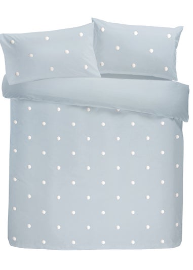 Appletree Dot Garden Blue Duvet Cover Set
