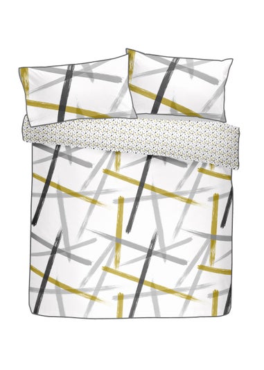 Appletree Leda Grey Duvet Cover Set