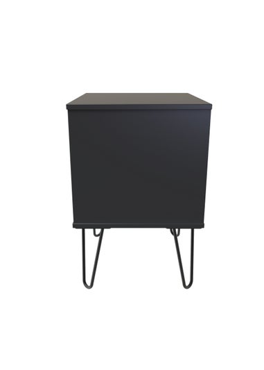 Swift Milano 2 Drawer Bedside Table (50.5cm x 41.5cm x 39.5cm)