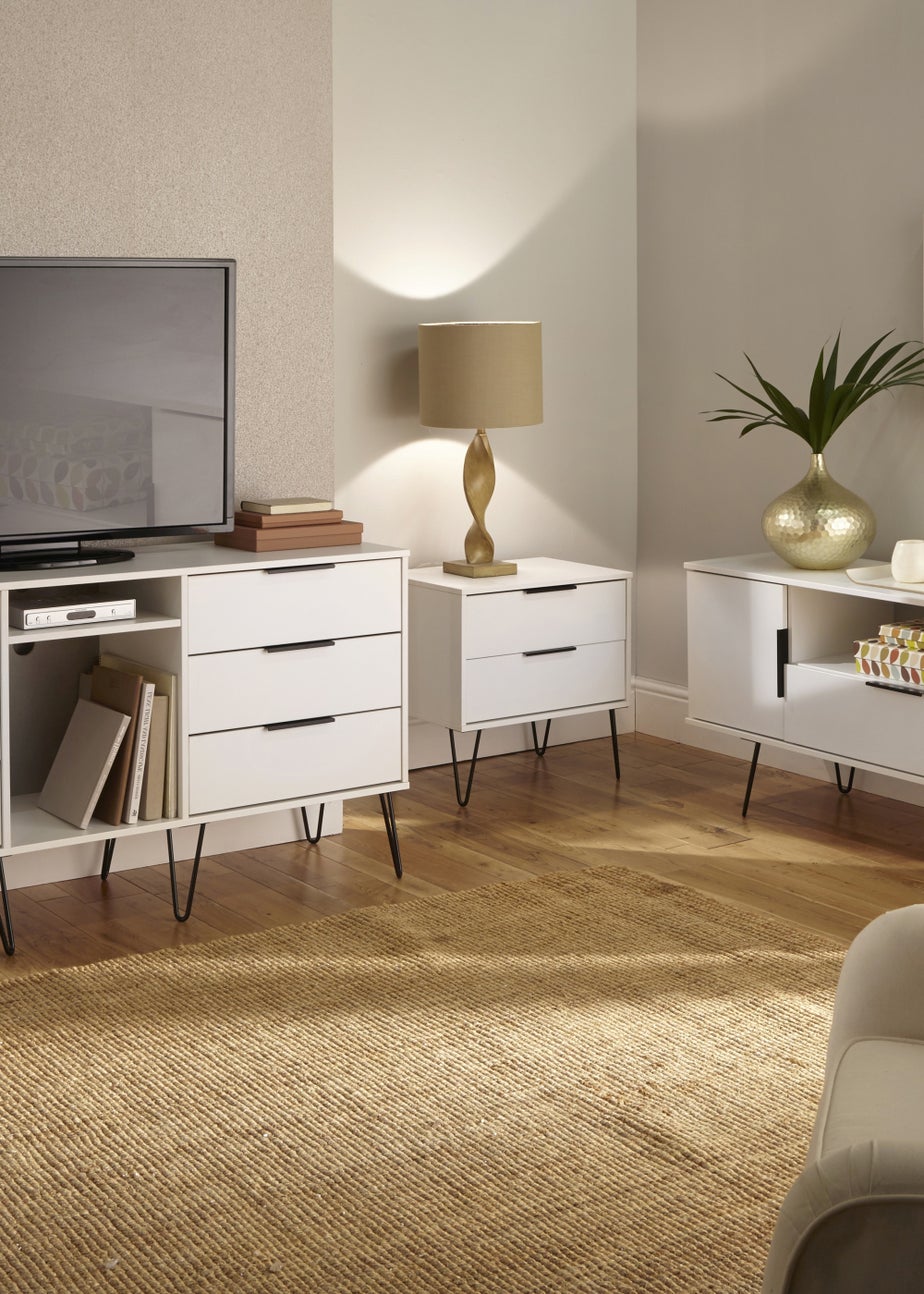 Swift Milano 1 Drawer Coffee Table (45.5cm x 39.5cm x 90.5cm)