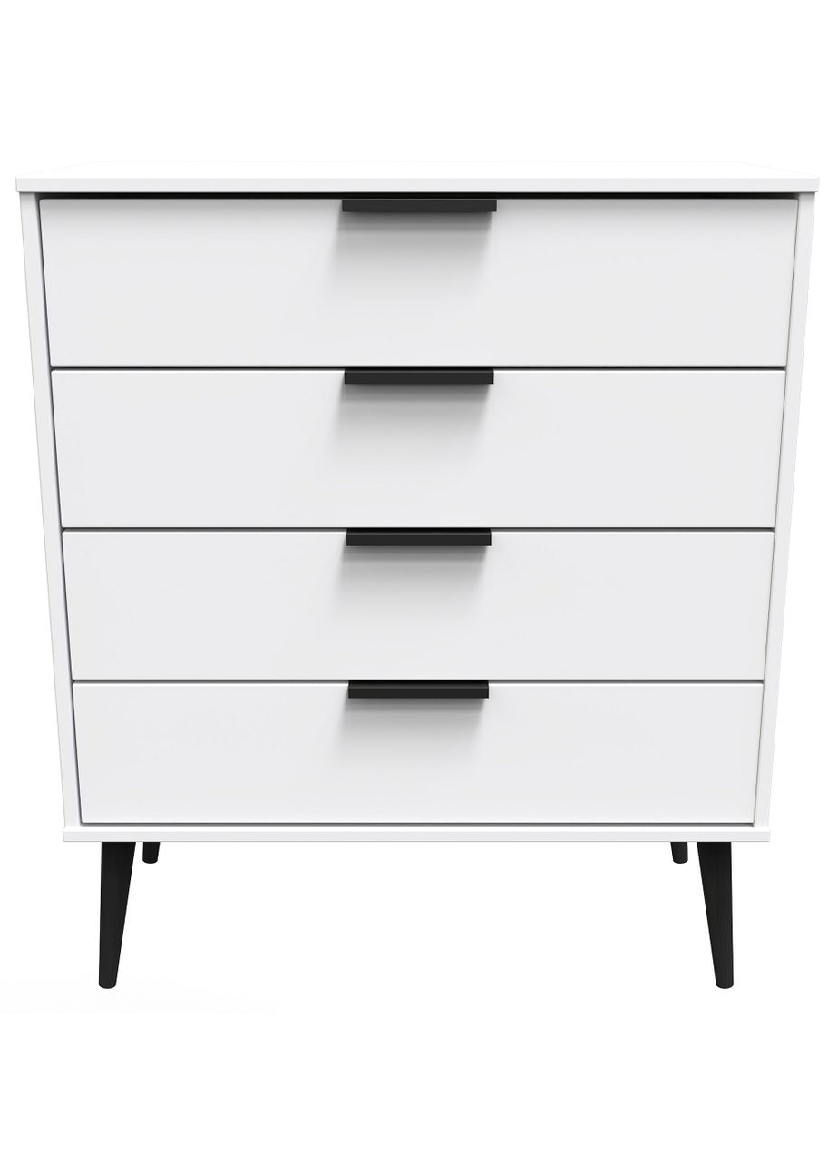 Swift Milano 4 Drawer Chest (88.5cm x 41.5cm x 76.5cm)
