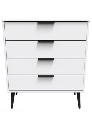 Swift Milano 4 Drawer Chest (88.5cm x 41.5cm x 76.5cm)