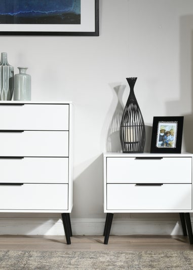 Swift Milano 4 Drawer Chest (88.5cm x 41.5cm x 76.5cm)