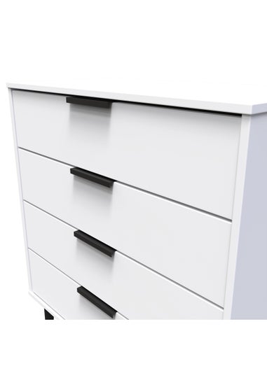 Swift Milano 4 Drawer Chest (88.5cm x 41.5cm x 76.5cm)