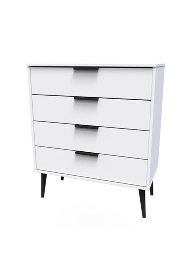 Swift Milano 4 Drawer Chest (88.5cm x 41.5cm x 76.5cm)