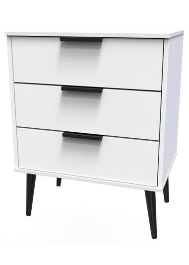 Swift Milano 3 Drawer Midi Chest (74cm x 39.5cm x 57.5cm)