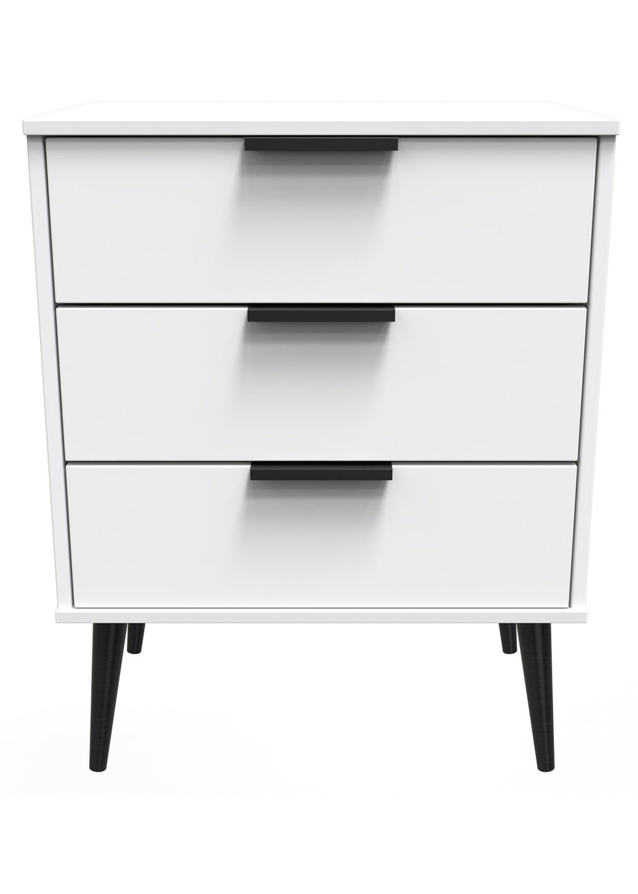 Swift Milano 3 Drawer Midi Chest (74cm x 39.5cm x 57.5cm)