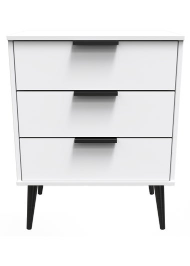 Swift Milano 3 Drawer Midi Chest (74cm x 39.5cm x 57.5cm)
