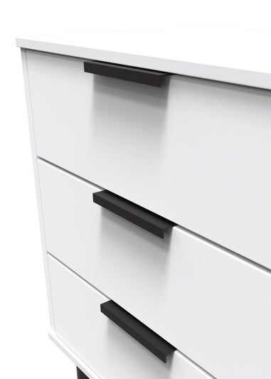 Swift Milano 3 Drawer Midi Chest (74cm x 39.5cm x 57.5cm)
