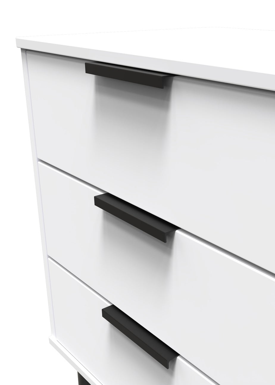 Swift Milano 3 Drawer Midi Chest (74cm x 39.5cm x 57.5cm)