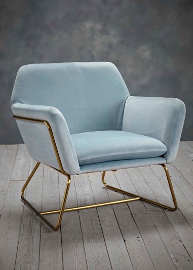 LPD Furniture Charles Armchair Sky Blue (765x660x755mm)