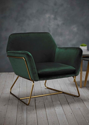 LPD Furniture Charles Armchair Racing Green (765x660x755mm)