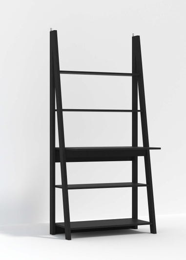 LPD Furniture Tiva Ladder Desk Black (1754x500x840mm)