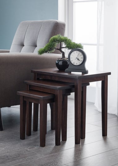 Julian Bowen Cleo Nest Of Tables Mahogany (46 x 48 x 33 cm)