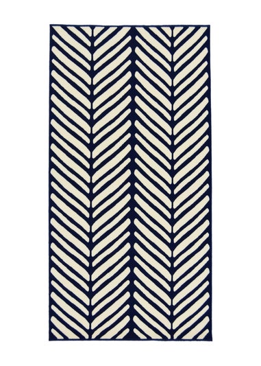 Homemaker Maestro Navy Herringbone