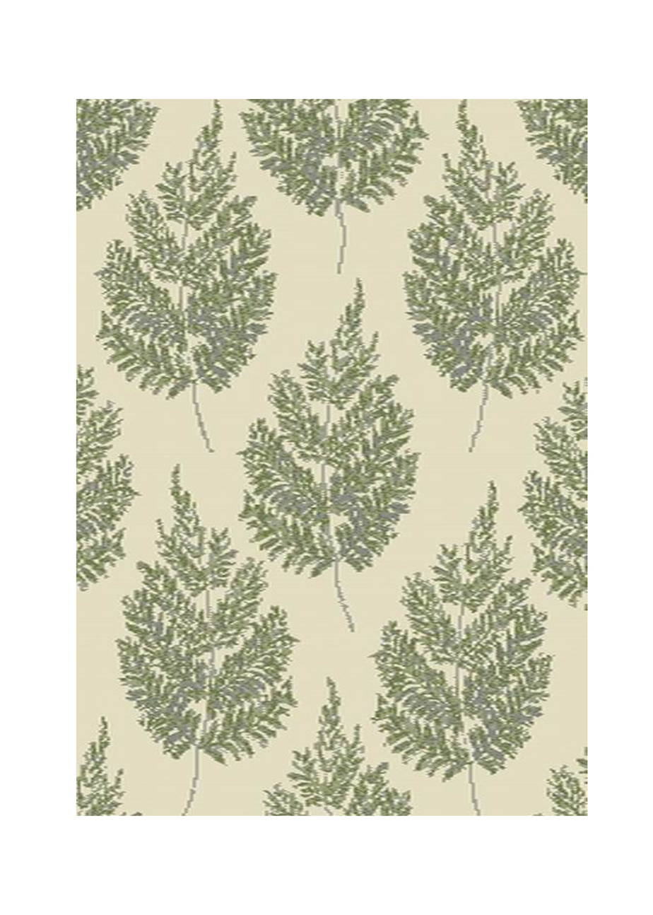 Homemaker Green Villa Leaf Rug