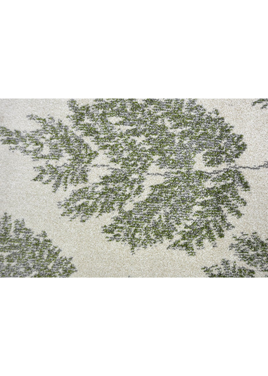Homemaker Green Villa Leaf Rug