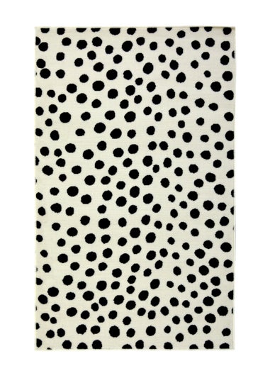 Homemakers White Maestro Spot Rug