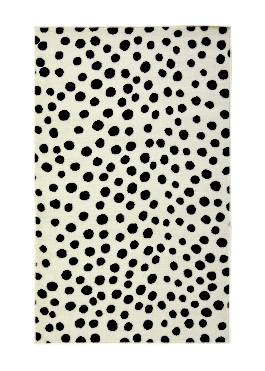 Homemakers White Maestro Spot Rug