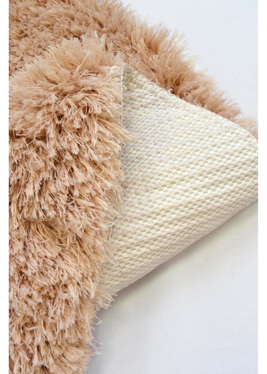 Homemaker Natural Softwashable Circle Rug