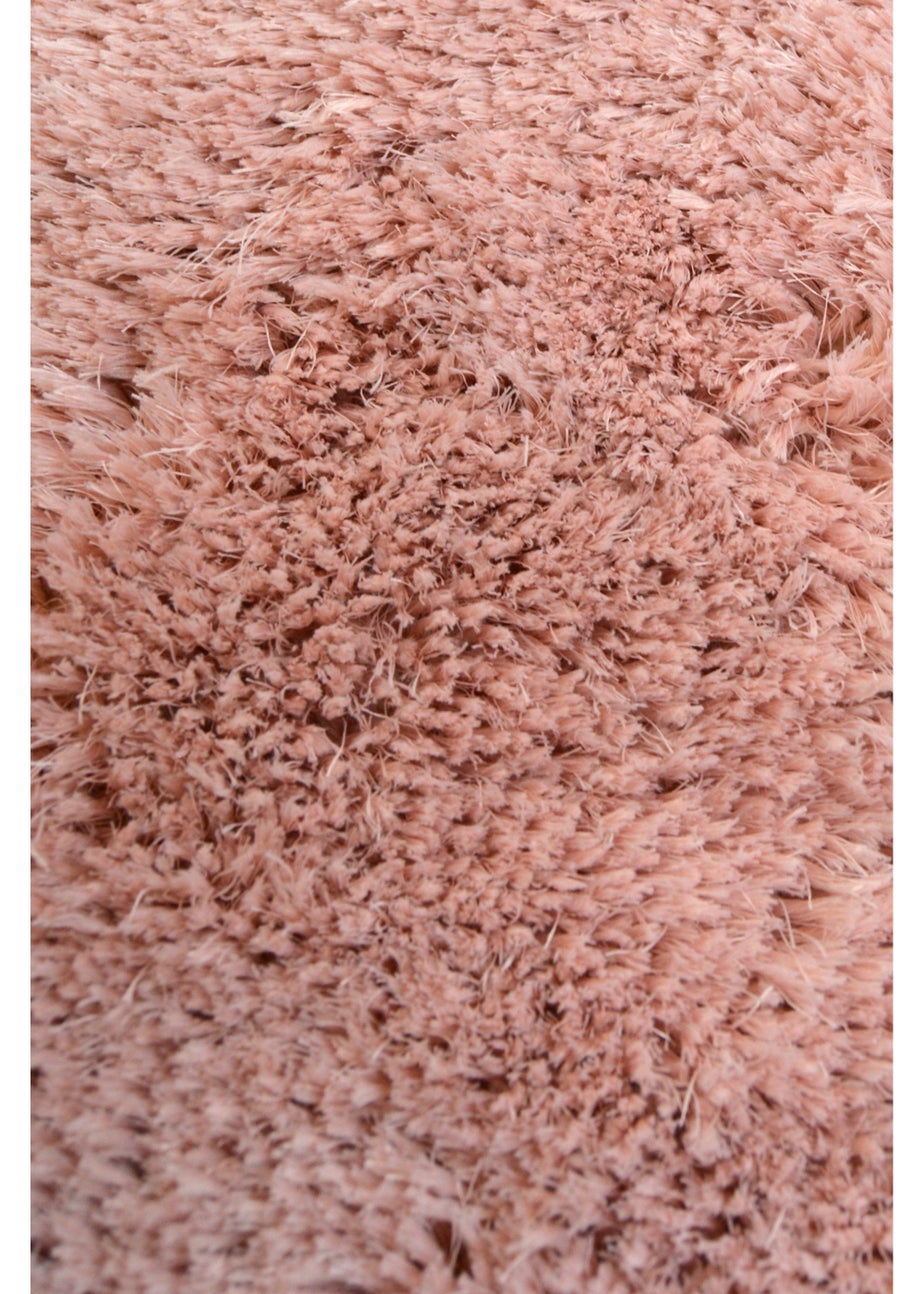Homemaker Pink Softwashable Circle Rug