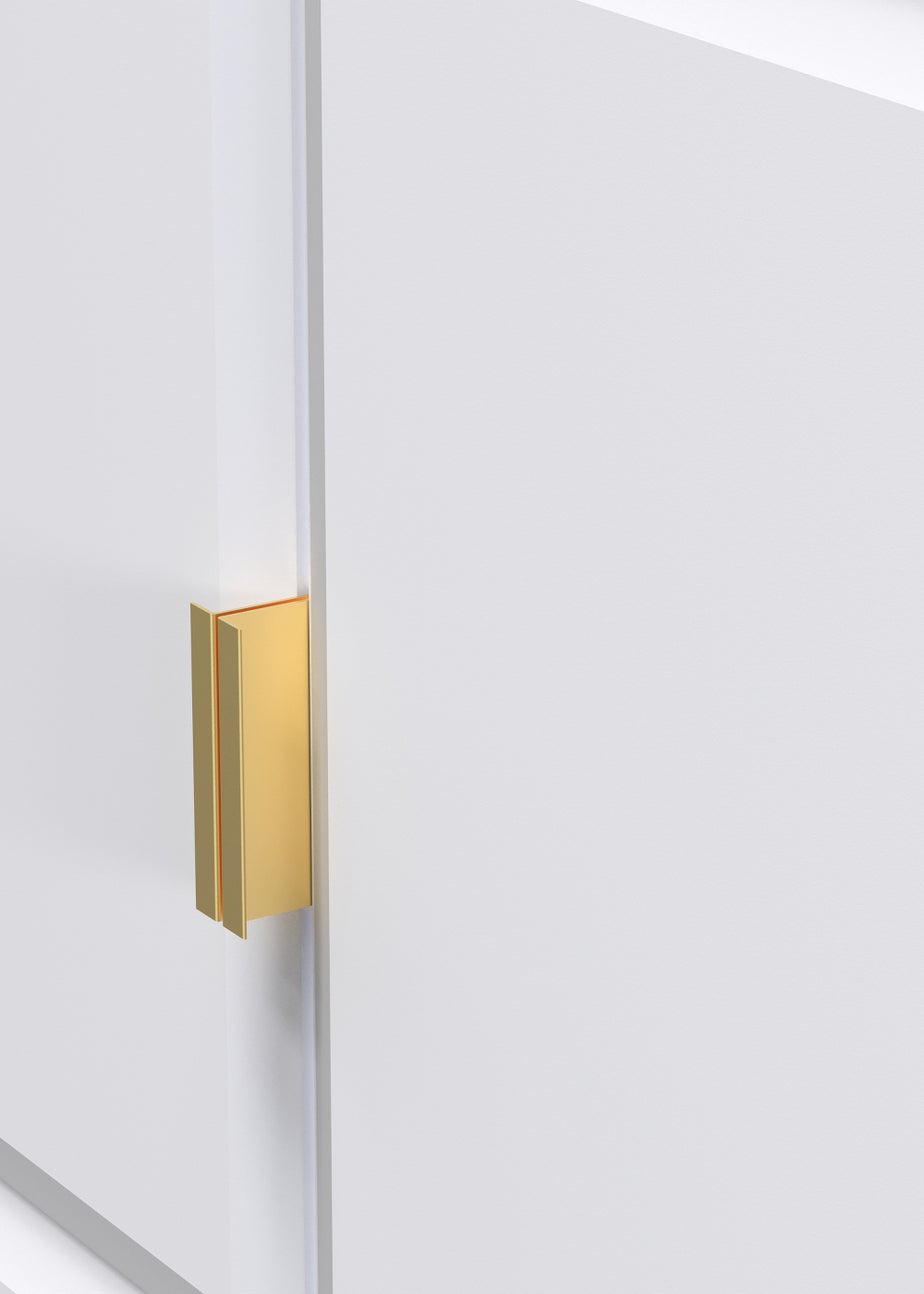 Ready Assembled Cube 2 Door 2 Drawer Tall Wardrobe