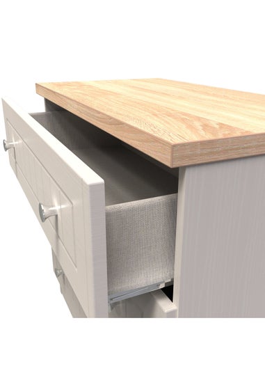 Swift Vienna 3 Drawer Chest of Drawers (69.5cm x 41.5cm x 76.5cm)