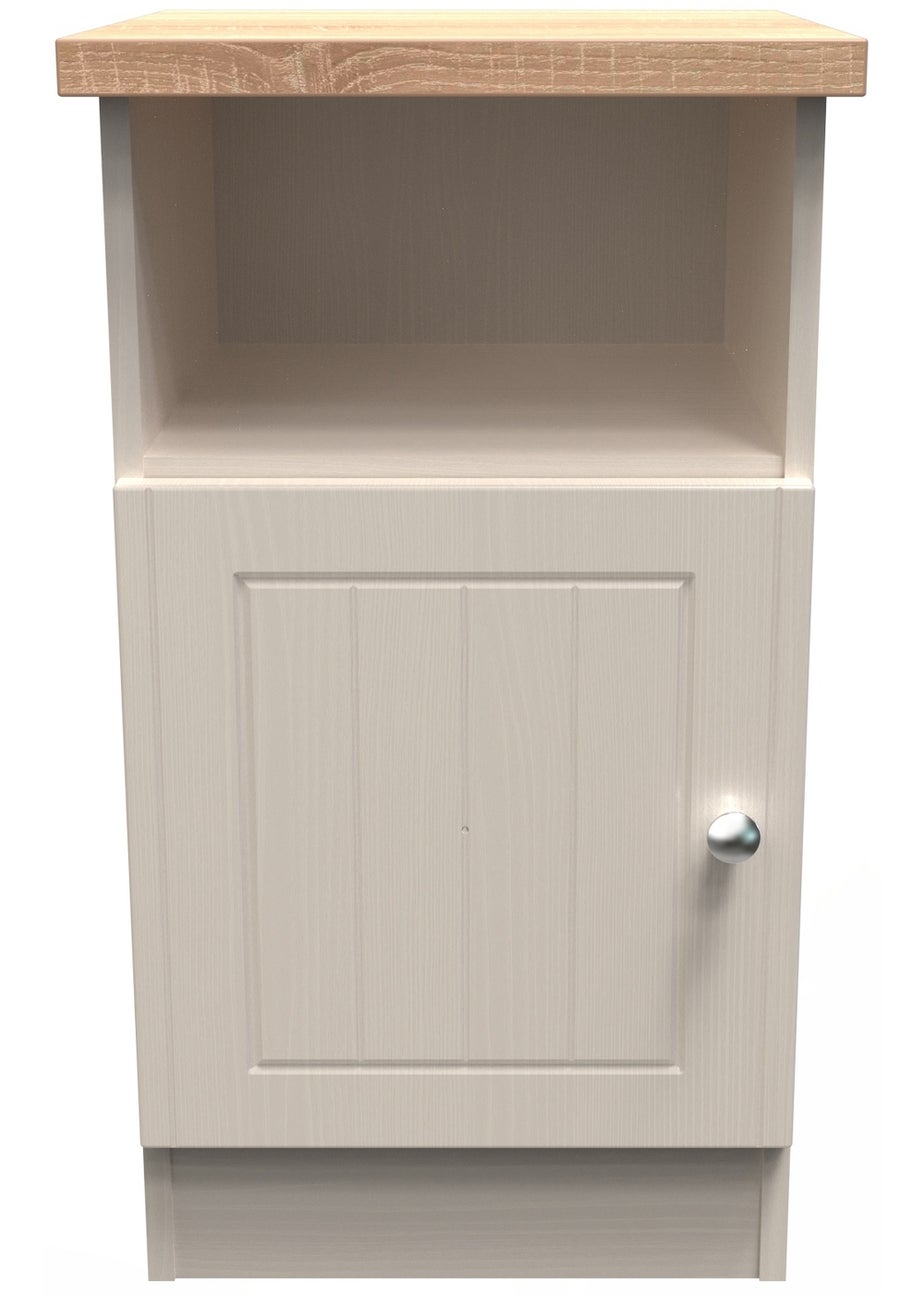 Swift Vienna 1 Door Bedside Cabinet (69.5cm x 41.5cm x 39.5cm)