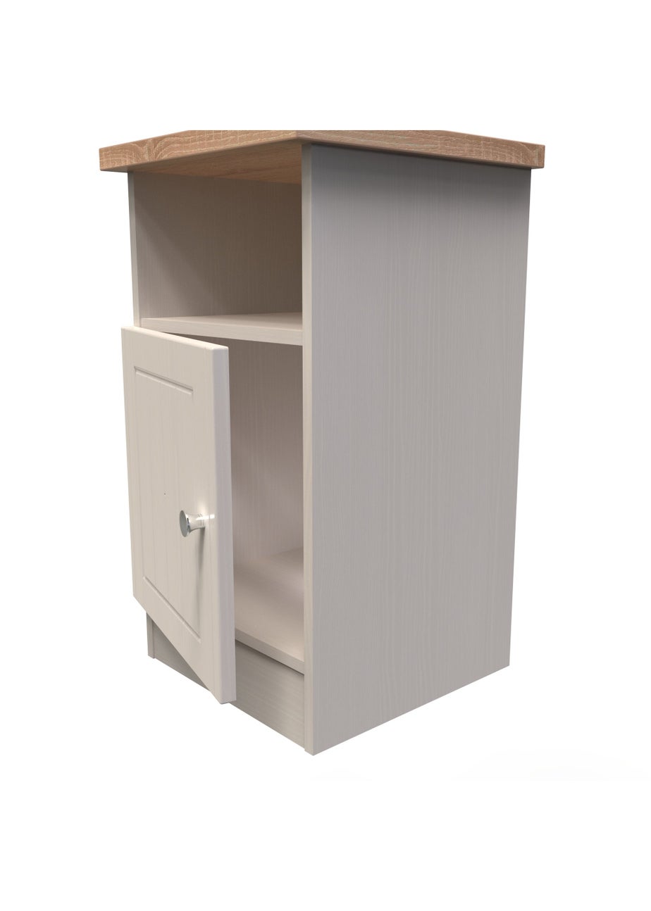 Swift Vienna 1 Door Bedside Cabinet (69.5cm x 41.5cm x 39.5cm)