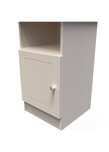 Swift Vienna 1 Door Bedside Cabinet (69.5cm x 41.5cm x 39.5cm)