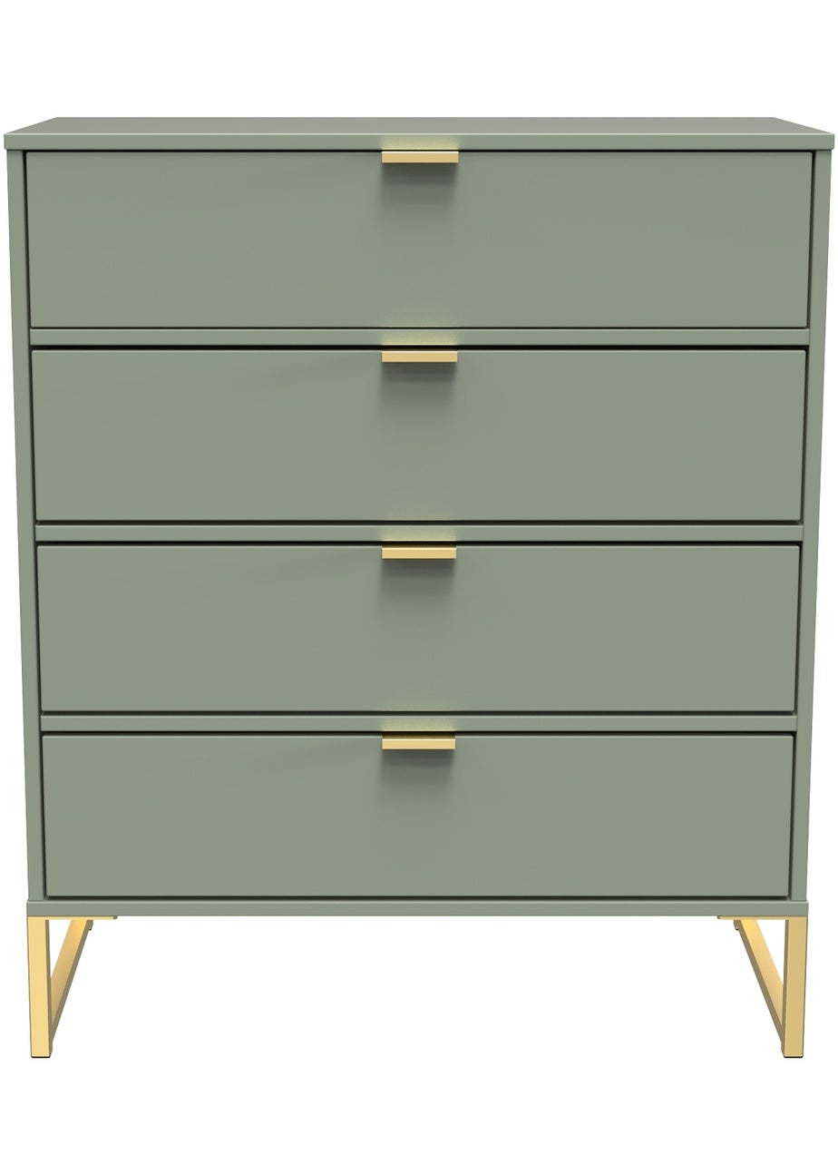 Swift Cordoba 4 Drawer Chest of Drawers (91cm x 39.5cm x 76cm)