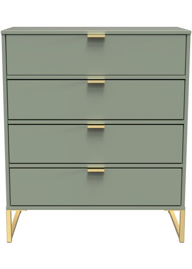 Swift Cordoba 4 Drawer Chest of Drawers (91cm x 39.5cm x 76cm)