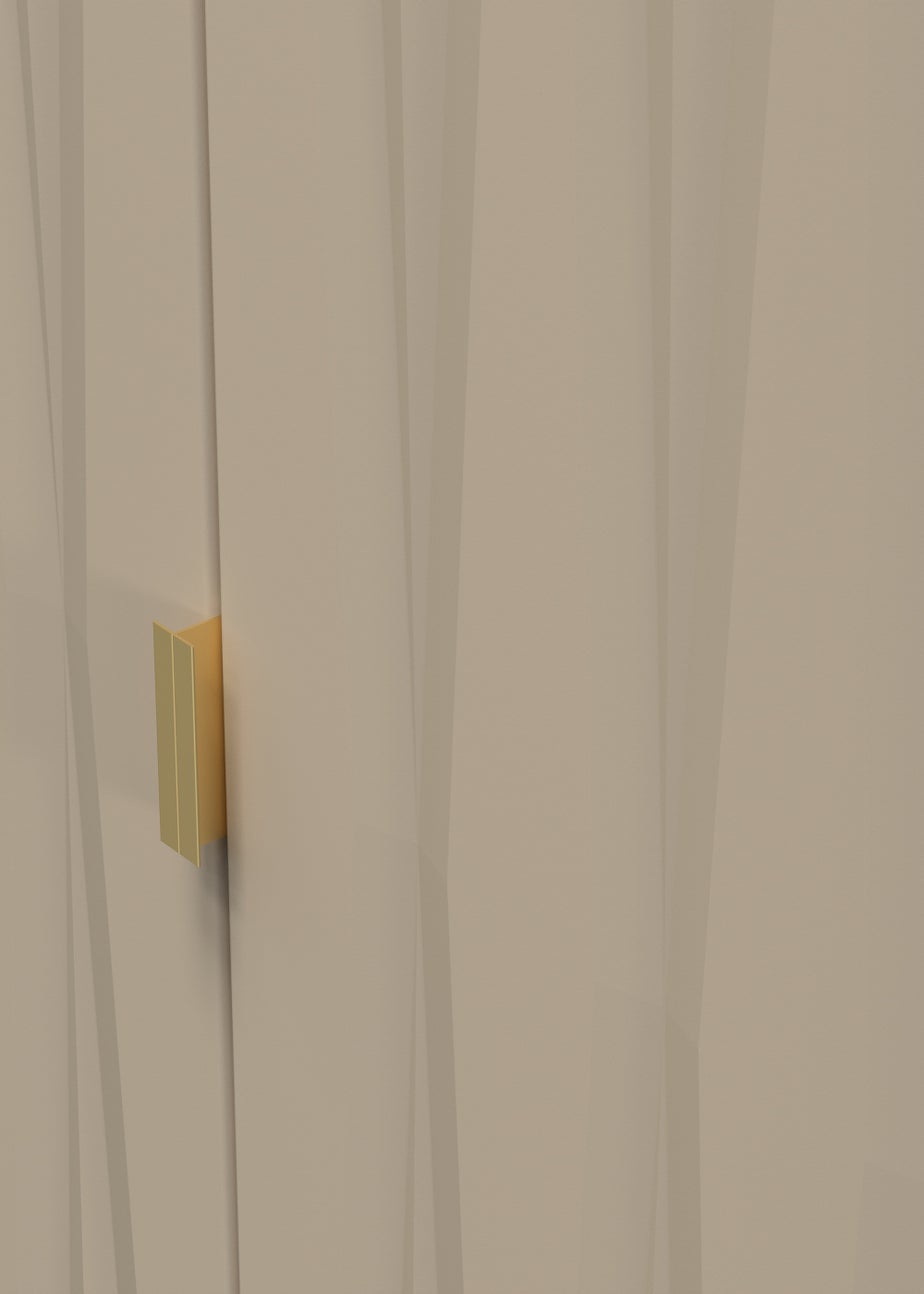 Swift Prism 2 Door Wardrobe (197cm x 53cm x 74cm)