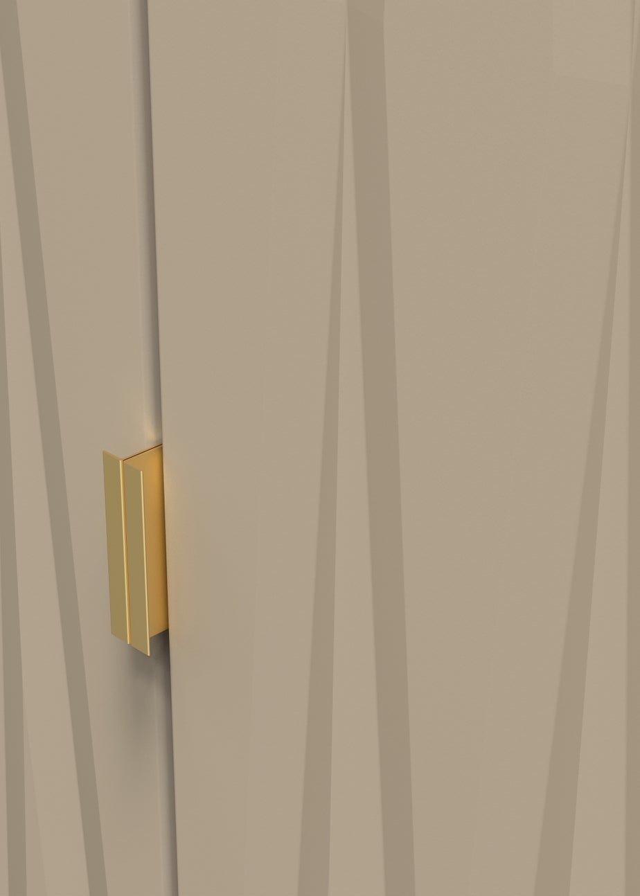 Ready Assembled Prism 2 Door 2 Drawer Wardrobe