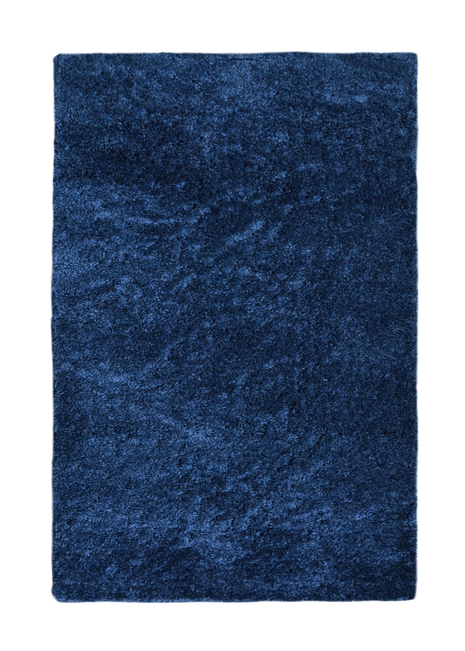 Homemaker Navy Snug Shaggy Rug