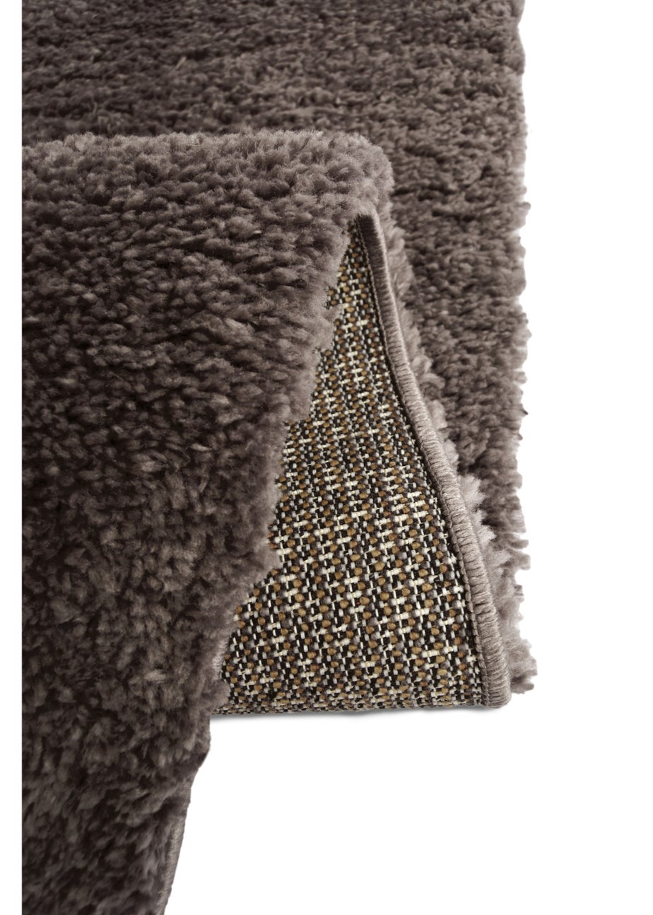 Homemaker Dark Grey Snug Shaggy Rug
