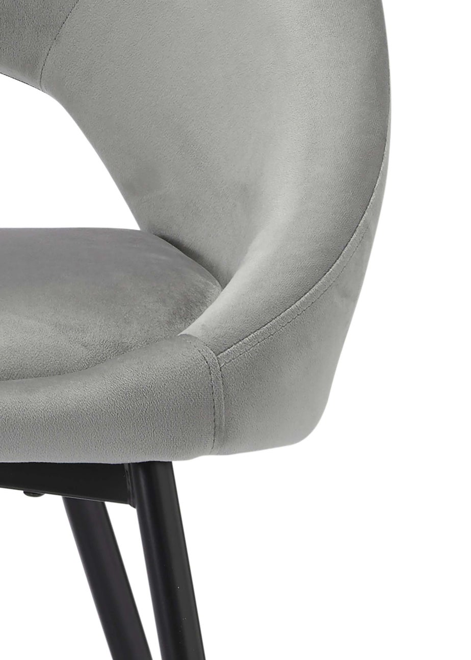 LPD Furniture Set of 2 Lulu Dining Chairs Grey