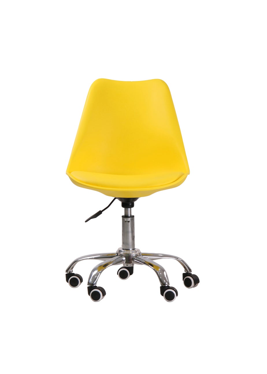 LPD Furniture Orsen Swivel Office Chair Yellow (960x560x570mm)