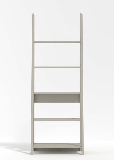 LPD Furniture Tiva Ladder Bookcase Grey (1754x386x640mm)