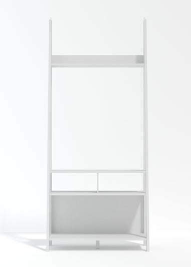 LPD Furniture Tiva Ladder TV Unit White (1754x386x1050mm)