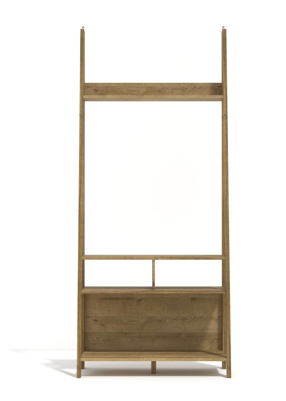 LPD Furniture Tiva Ladder TV Unit Oak (1754x386x1050mm)