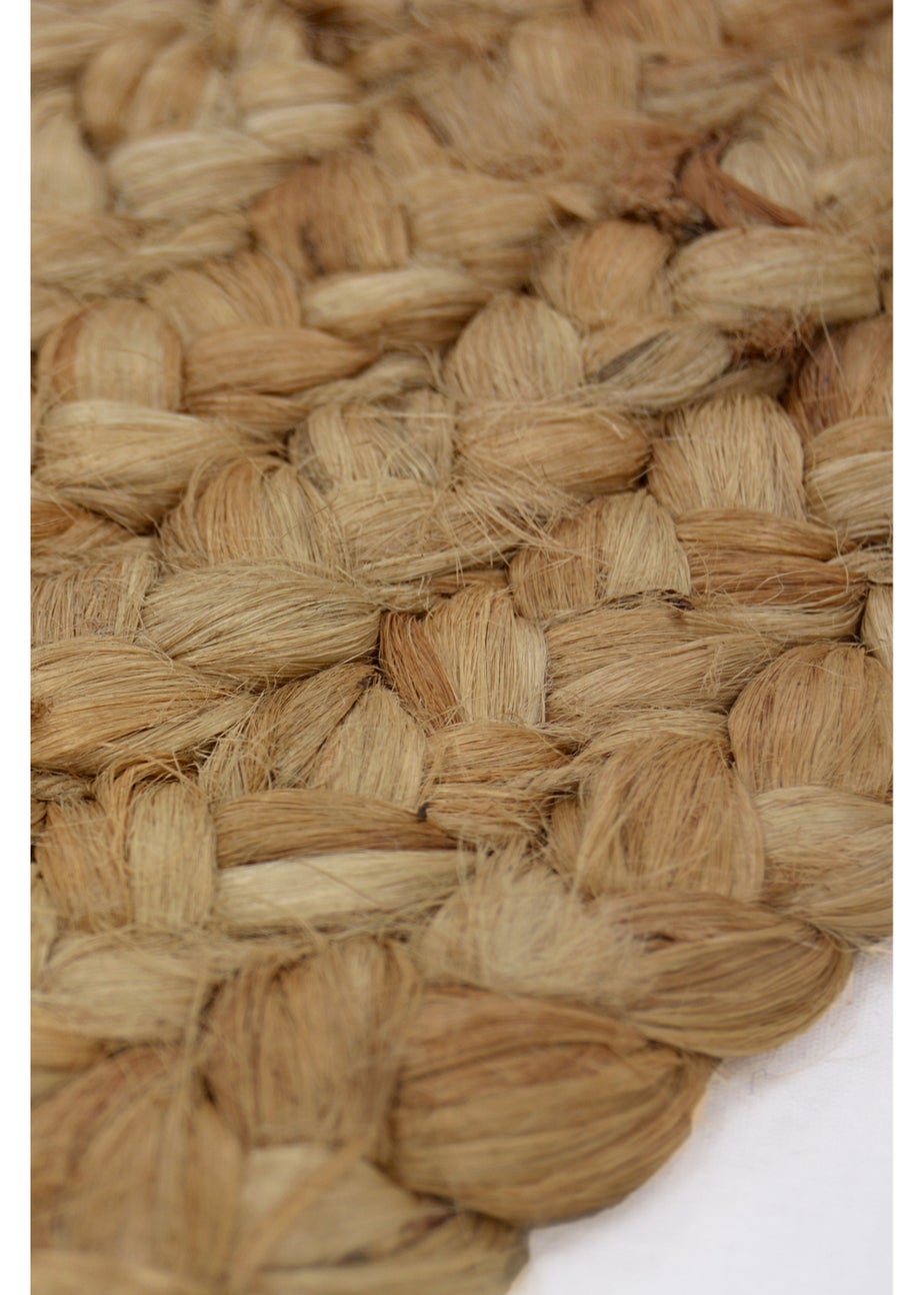 Relay Jute Circle Natural Beige Rug