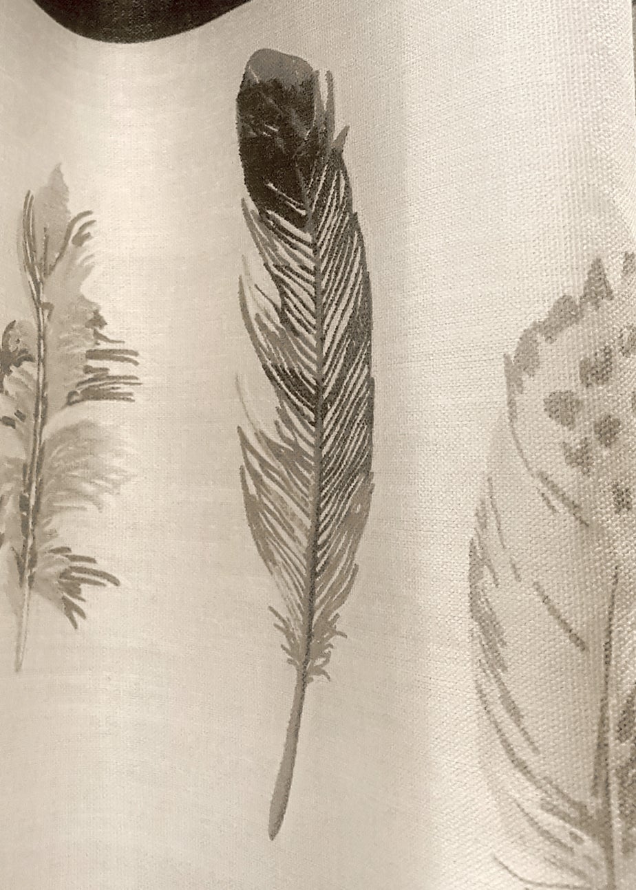 Fusion Idaho Grey Eyelet Curtains