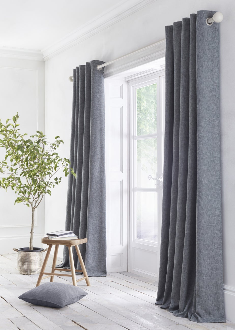 Appletree Loft Boucle Jacquard Eyelet Curtains